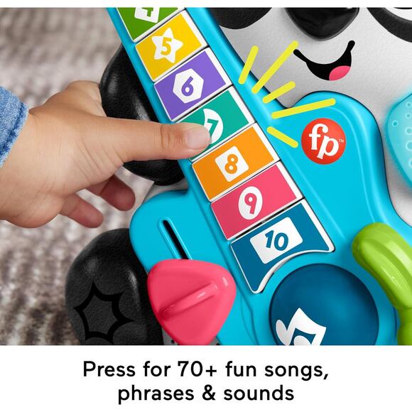 🔥Fisher-Price Baby Learning Toy Link Squad Jam & Count Panda Music & Lights🔥 - Picture 3 of 6